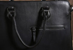 Cool Leather Mens Briefcases Work Bag Business Bags Laptop Bag for men