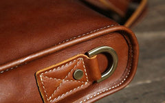 Cool Leather Mens  Briefcase Work Bag Vintage Business Bags Laptop Bags for men