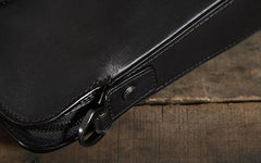 Cool Leather Mens Briefcases Work Bag Business Bags Laptop Bag for men