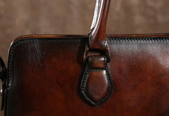 Cool Leather Mens Briefcases Work Bag Business Bags Laptop Bag for men