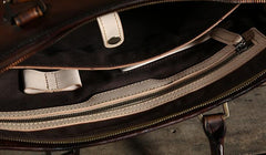 Cool Leather Mens Briefcases Work Bag Business Bags Laptop Bag for men