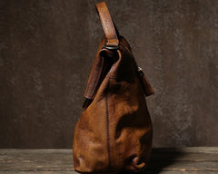 Vintage Leather Mens Cool Messenger Bag Work Bag Business Bag Laptop Bag for men