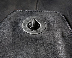 Vintage Leather Mens Cool Messenger Bag Work Bag Business Bag Laptop Bag for men