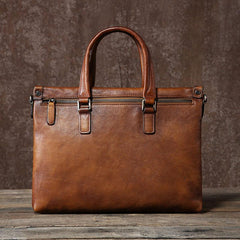 Leather Mens Cool Briefcase Work Bag Business Bag Laptop Bag for men
