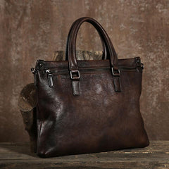 Leather Mens Cool Briefcase Work Bag Business Bag Laptop Bag for men