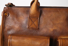 Leather Mens Cool Messenger Bag Travel Bag Business Bag Laptop Bag for men