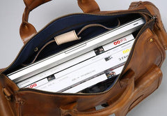 Leather Mens Cool Messenger Bag Travel Bag Business Bag Laptop Bag for men
