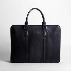 Vintage Cool Leather Mens Briefcase Work Bag Business Bags Laptop Bag for men