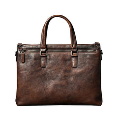 Leather Mens Cool Briefcase Work Bag Business Bag Laptop Bag for men