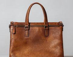 Leather Mens Cool Briefcase Work Bag Business Bag Laptop Bag for men