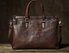 Leather Mens Cool Briefcase Work Bag Business Bag Laptop Bag for men