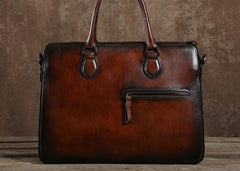 Cool Leather Mens Briefcases Work Bag Business Bags Laptop Bag for men