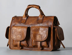 Leather Mens Cool Messenger Bag Travel Bag Business Bag Laptop Bag for men