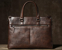 Leather Mens Cool Briefcase Work Bag Business Bag Laptop Bag for men