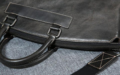 Cool Leather Mens Briefcase Work Bags Business Bag Laptop Bag for men