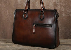 Cool Leather Mens Briefcases Work Bag Business Bags Laptop Bag for men