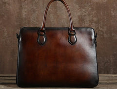 Cool Leather Mens Briefcases Work Bag Business Bags Laptop Bag for men