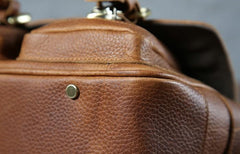 Handmade Leather Mens Cool Shoulder Bag Messenger Bag Camera Bag Cycling Bag for men
