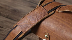 Handmade Leather Mens Cool Shoulder Bag Messenger Bag Camera Bag Cycling Bag for men