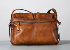 Leather Cool Mens Shoulder Bag Messenger Bag Cycling Bag for men