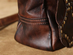 Cool Leather Mens Shoulder Bag Messenger Bag Cycling Bag for men