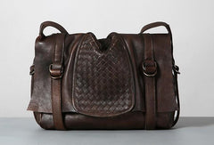 Leather Cool Mens Shoulder Bag Messenger Bag Cycling Bag for men
