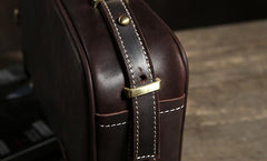 Cool Leather Mens  Small Shoulder Bag Messenger Bag Cycling Bag for men