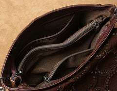 Cool Leather Mens Shoulder Bag Messenger Bag Cycling Bag for men
