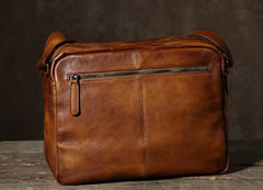 Cool Leather Mens Shoulder Bag Messenger Bag Travel Bag for men