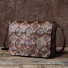 Cool Leather Mens Shoulder Bag Messenger Bag Cycling Bag for men