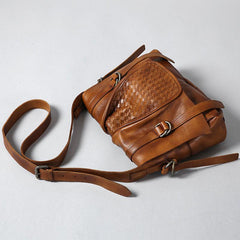Leather Cool Mens Shoulder Bag Messenger Bag Cycling Bag for men