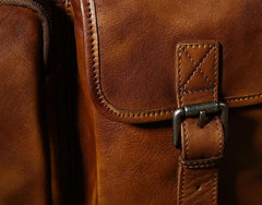 Cool Leather Mens Shoulder Bag Messenger Bag Travel Bag for men