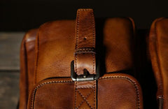 Cool Leather Mens Shoulder Bag Messenger Bag Travel Bag for men