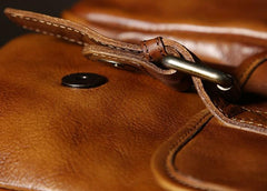 Cool Leather Mens Shoulder Bag Messenger Bag Travel Bag for men