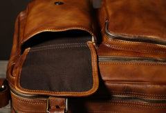 Cool Leather Mens Shoulder Bag Messenger Bag Travel Bag for men