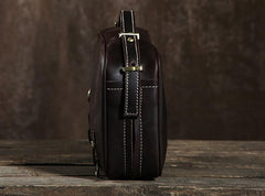 Cool Leather Mens  Small Shoulder Bag Messenger Bag Cycling Bag for men