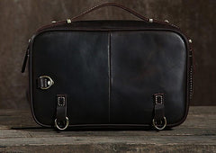 Cool Leather Mens  Small Shoulder Bag Messenger Bag Cycling Bag for men