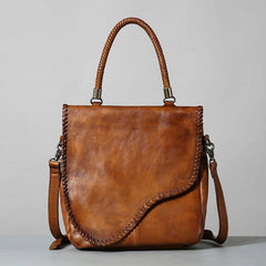 Handmade Leather Mens Handbag Cool Messenger Bag Shoulder Bag for Men