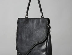 Handmade Leather Mens Handbag Cool Messenger Bag Shoulder Bag for Men
