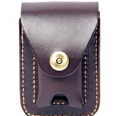 Leather Belt Pouch Mens Small Cases Waist Bag Hip Pack Belt Case for Men