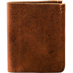 Handmade Leather Mens Small Wallets Bifold Vintage Slim billfold Wallet for Men
