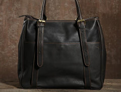 Handmade Leather Mens Tote Bag Cool Handbag Shoulder Bag Work Bag Laptop Bag for Men