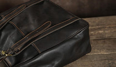 Handmade Leather Mens Tote Bag Cool Handbag Shoulder Bag Work Bag Laptop Bag for Men