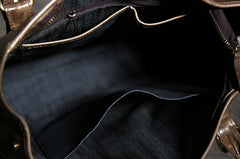 Handmade Leather Mens Tote Bag Cool Handbag Shoulder Bag Work Bag Laptop Bag for Men