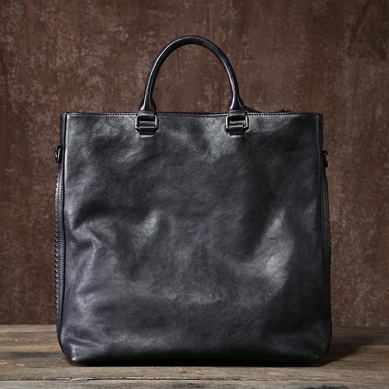 Handmade Leather Mens Cool Messenger Bag Handbag Shoulder Bag for men