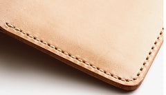 Handmade Leather Minimalist Womens Mens Bifold Small Wallet billfold Wallets for Men