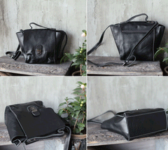 Black Satchel Bag Women's Phantom Satchel Handbag Purse - Annie Jewel