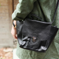 Black Satchel Bag Women's Phantom Satchel Handbag Purse - Annie Jewel