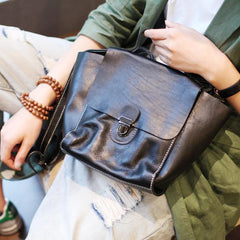 Black Satchel Bag Women's Phantom Satchel Handbag Purse - Annie Jewel