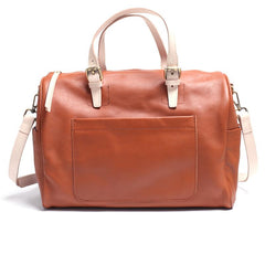 Soft Tan Leather Handbag Women's Satchel Handbags - Annie Jewel